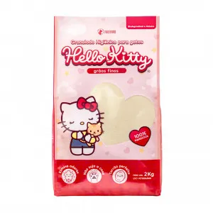 Areia Higiênica Grãos Finos Hello Kitty 2kg