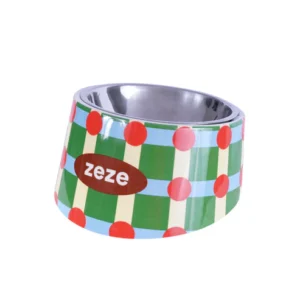 Comedouro de Inox Retro Art - zeze