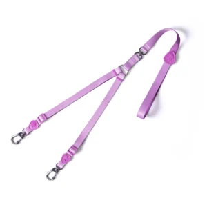 Guia Dupla Lilac para Cães