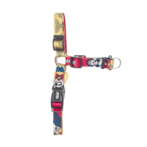 Peitoral Antipuxão Mulher Maravilha WB para Cães