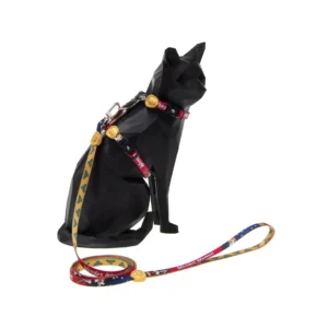 Peitoral com Guia Mulher Maravilha WB para Gatos