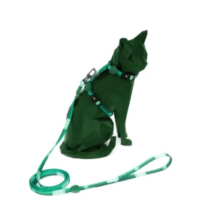 Peitoral com Guia Palmeiras para Gatos