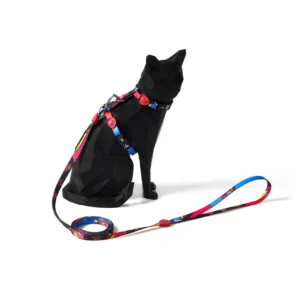 Peitoral com Guia Superman para Gatos