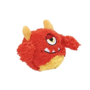 Qmonster Brinquedo para cachorro - 2in1 Monstro Ciclope - Vermelha Pequeno