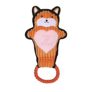 Qmonster Brinquedo para cachorro - Animais de Mãos Dadas - Raposa