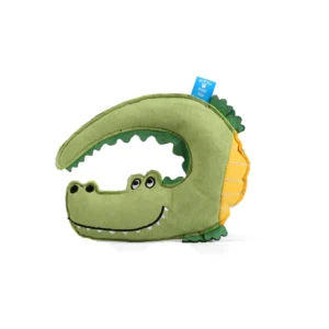 Qmonster Brinquedo para cachorro - Zoológico de Suede - Crocodilo