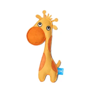 Qmonster Brinquedo para cachorro - Zoológico de Suede - Girafa