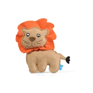 Qmonster Brinquedo para cachorro - Zoológico de Suede - Leão