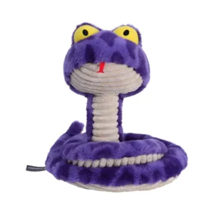 Qmonster Brinquedo para cachorros - Interativo Cobra de Mola 100cm - Roxa