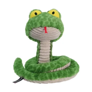 Qmonster Brinquedo para cachorros - Interativo Cobra de Mola 100cm - Verde